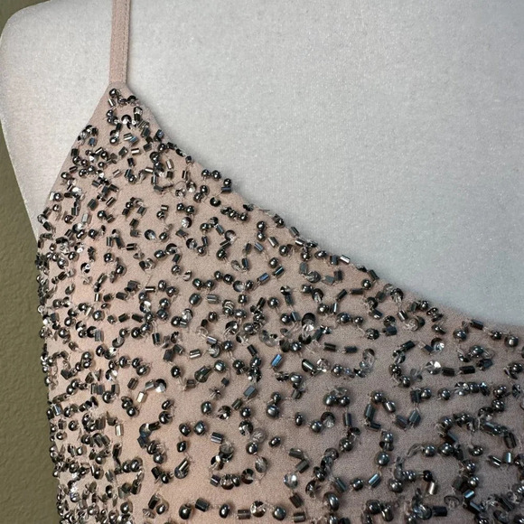 FOREVER 21 Blush Pink Sequin Crop Top Tank Top - size XS - Picture 4 of 7